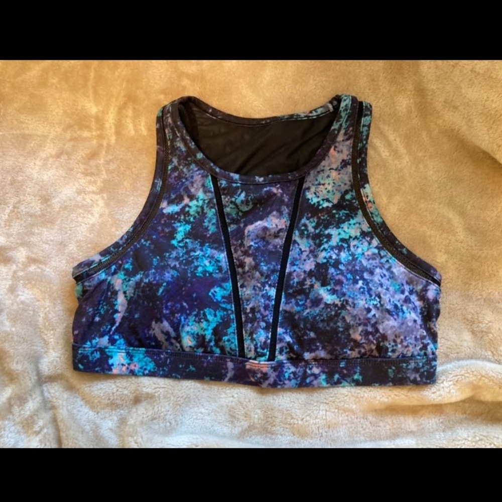 3/$15 - Fabletics Small Sports Bra Galaxy Mesh